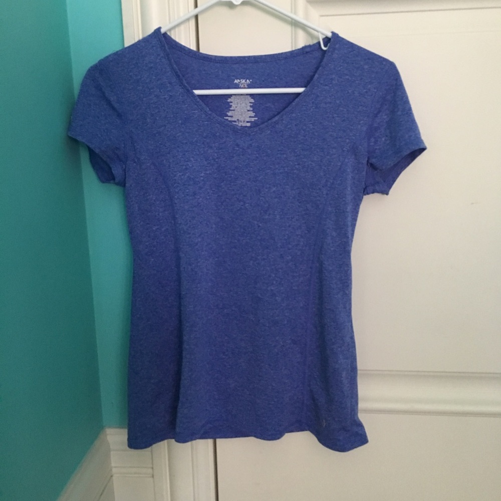 Blue/purple athletic shirt